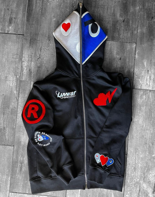 Black Classic Full zip V3