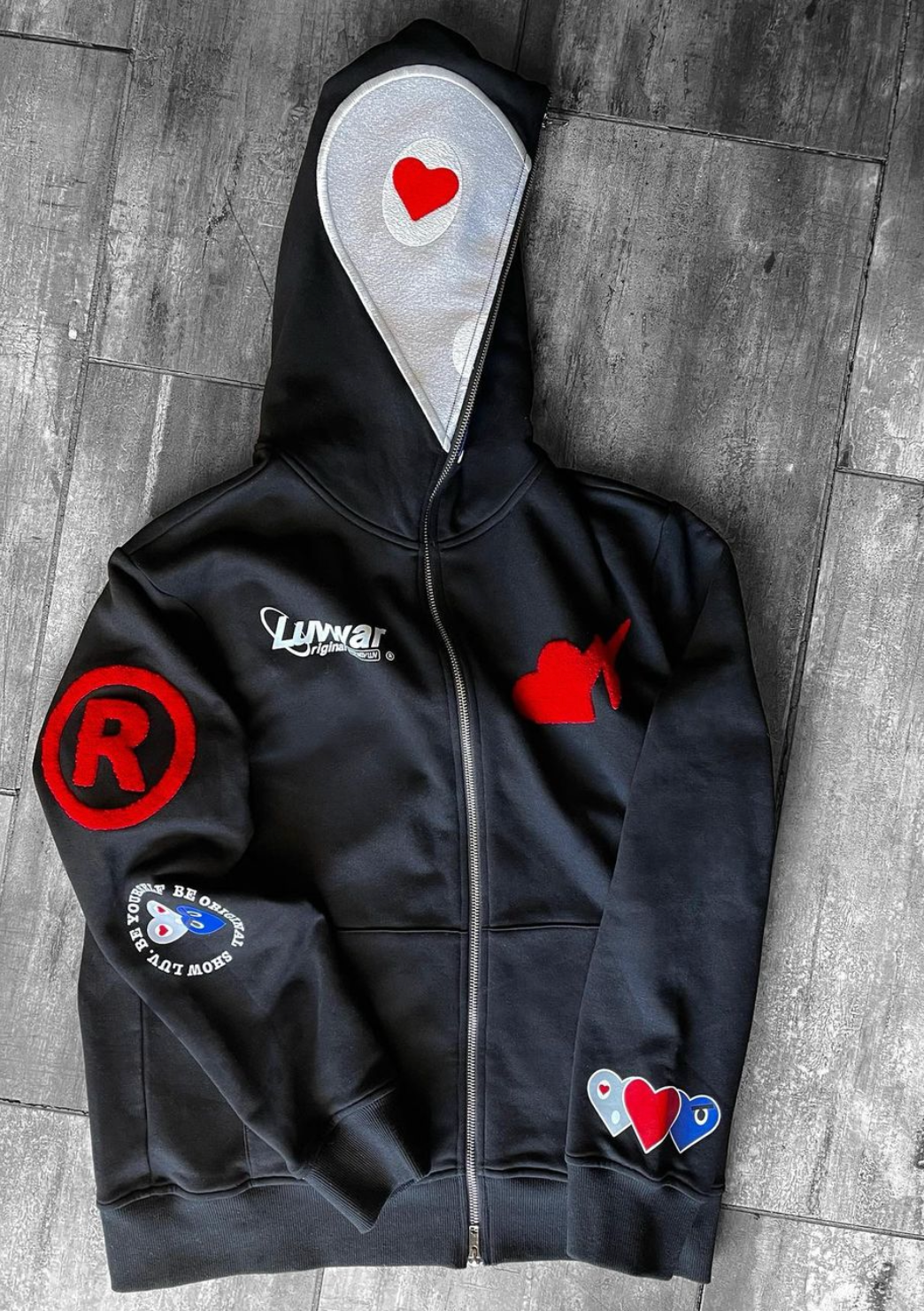 Black Classic Full zip V3