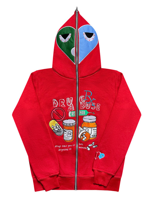 Red Drug Abuse Full Zip